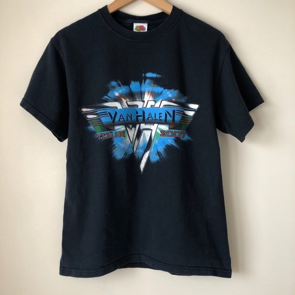Vintage Van Halen 2007 Tour T-Shirt David Lee Roth - Picture 1 of 8